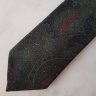 BNWT FIORIO HANDMADE 100% WOOL GREEN DUSTY PAISLEY TIE FW2017 FREE SHIPPING