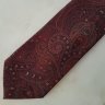 [SOLD] BNWT FIORIO HANDMADE 100% WOOL BURGUNDY PAISLEY TIE FW2017 FREE SHIPPING