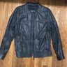 Belstaff Navy Gransden Leather Jacket sz 50