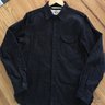 Rogue Territory Neppy Japanese Selvedge Denim Work Shirt CPO Large/Medium Indigo