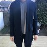 Tomorrowland Melton Wool Coat Size Medium DROP!