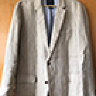 Men's Brooks Brothers Beige Pure Linen Sport Coat Blazer MINT Medium