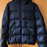 Duvetica x Cerruti Wool /Cashmere Dark Navy Hooded Down Jacket sz 48