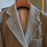 SOLD! VINTAGE Harris Tweed 3/2 sack Jacket in RARE smaller size!