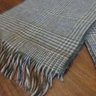 SOLD! 2017 SCARF SALE! Classic Glen Plaid scarf with Royal Blue overcheck.