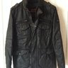 Schott NYC Waxed Military Jacket "Marlon" Black Medium (fits Large)