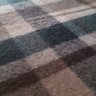 NEW Fiorio Maker Pure Cashmere Checkered Scarf Green Beige Grey Brown