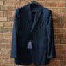 NWT $4,995 RLPL 42R "Savile Row" Cashmere Blazer, Royal Navy, 100% Cashmere Twill