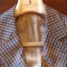 S O L D  BRUNELLO CUCINELLI SHEPHERDS' CHECK BLAZER 40/50R