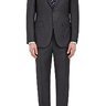 NWT Canali Capri Solid Charcoal Wool Suits 40R and 42R and 40S