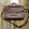 Coach Saddle Brown Leather Briefcase