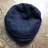 Price Drop: Tom Smarte Cashmere & Wool Flat Cap Navy Stripe size 57