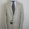 SOLD! NWT GAIOLA NAPOLI Deconstructed Light Gray Basket Weave Blazer US44/EU54