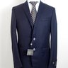 SOLD! NWT CORNELIANI Mainline 'Academy' Fit Solid Navy Suit US40 38/EU50