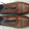 Allen Edmonds: Strands (Walnut). 10D. Firsts, Brand New