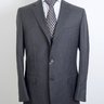 NWT SARTORIA CASTANGIA Handmade Charcoal Pinstripe Suit US40/EU50