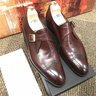 New Gaziano Girling Windsor Single Monk 11E UK 11.5 D US Bordeaux Calf DG70