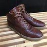 Epaulet Full Court High Museum Calf Gold Trainer - Size 9.5