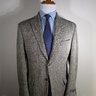 Size 40R █ RARE NWT $1500 Corneliani for Polo RL Sportcoat - CANVAS CONSTRUCTION █ Herringbone Tweed