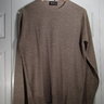 SOLD Size Medium █ BNWOT John Smedley Crewneck Sweater █ "Camel" / Tan, 100% Merino Wool