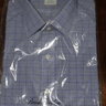 SOLD Brooks Brothers Milano Slim Fit Dress Shirts White/Blue/Green Check-Sizes 15.5x33 & 16x33 $92