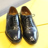 Johnston and Murphy Optima Black Cap Toe (Made in USA)  - Size 12 C/A