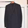 Free Baroni navy pinstripe 40L suit