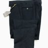 NWT Canali Navy Blue Cotton Twill Dress Pants Size 42