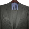 SARTORIA PARTENOPEA Napoli Super 140’s Black Suit 38 (48) Handmade in Italy