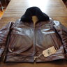 SOLD Highwayman in Front Quarter Horsehide with Shearling Lining and Detachable Mouton Collar!