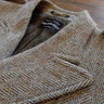 DROP! STUNNING Double-breasted Harris Tweed overcoat. Made in England for SAKS Fifth Avenue!