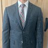 $2,700 BBBF SUIT MADE IN ITALY BY CARUSO SIZE BB0, 36R