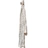 SOLD❗️JANE CARR HOMME White Silk Rope Print Stole Scarf NEW