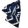 SOLD❗️DESTIN Navy White Printed Large Wool Stole Scarf NEW