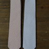 SOLD! NWT Drakes Light Blue/White & Burgundy/White Stripe Ties