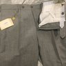 BNWT Luigi Borrelli Light Gray Flannel Pants