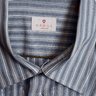 NWT Bruli of Switzerland striped cotton shirt