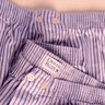 NWOT 2 pairs Derek Rose striped cotton boxers blue and gray