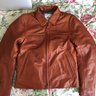 Taylor Stitch Moto Leather Jacket Whiskey size 38 Small