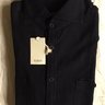 *SOLD *PRICE DROP Eidos Navy Overdyed  Chambray Work Shirt fits size Large (tagged Medium)