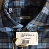 * SOLD * NWT Eidos Plaid Flannel Shirt fits size Large (tagged Medium)