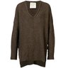 SOLD❗️DANIEL ANDRESEN Oversized Chunky Yak Wool V-Neck Sweater NEW M L XL