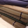 HOLLAND AND SHERRY COTTON SOLARO, GREY HOPSACK, CRYSTAL SPRINGS JACKETING ETC