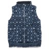 SNOW PEAK Indigo Cotton/Nylon Down Vest