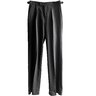 SOLD❗️GBS Black Linen Seersucker Pleated Wide Leg Pants NEW IT46 30-31