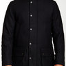 Men's Barbour Black Wool Beaufort (Ackergill) Jacket NWT Size M - MSRP $350
