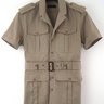 Burberry Prorsum 2011 Short-Sleeve Tailored Military Jacket with Metal Details