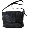 SOLD❗️TRANSIT Black Perforated Leather Fold Over Messenger Crossbody Bag NEW