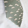 ***SOLD***Vintage Hermes Silk Clouds Tie, Sage Green