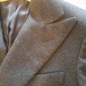 Nwot ralph lauren purple label 100% cashmere gray belted coat 40 R